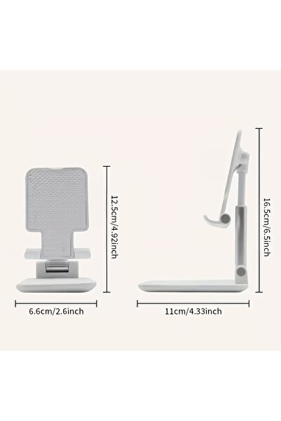 Choice 1.9ZJ-white Cell Phone Stand Adjustable Angle and Height Cell Phone Ho...