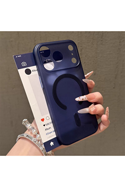 choice2 iPhone17 Pro Max Navy Blue Ultra Thin Matte Translucent For Magsafe W...