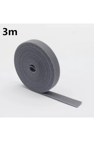 Choice7 Grey-3m Cable Organizer Ties Tearable Cable Protector Management For ...