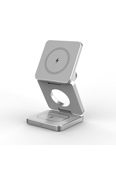Choice3 VIKEFON qi1 silver QI2 15W 3 IN 1 Magnetic Wireless Charger Stand For...