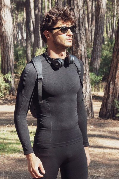 FEELAMORE 2. Seviye Seamless Erkek Uzun Kollu Termal Spor T-shirt