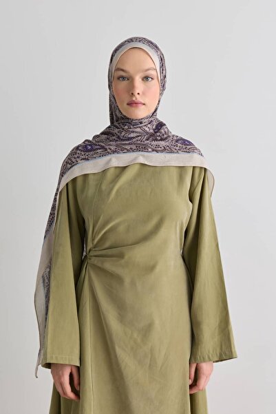Modakaşmir Ahen Desen Liva Modal Kraş Shawl