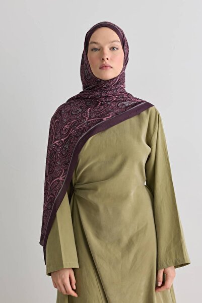 Modakaşmir Ahen Desen Liva Modal Kraş Shawl