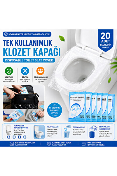 MUBX 20 τεμάχια τσάντες καθισμάτων τουαλέτας μιας χρήσης Υγιεινό κάλυμμα τουα...