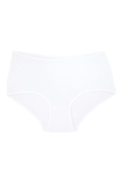 OrganicKid Ease Kadın Beyaz Yüksek Bel Slip Külot 2'li Set