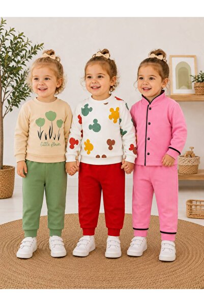 Organic Product DimpleBaby 3-Piece Baby Girl Combination Set – Stylish Printe...