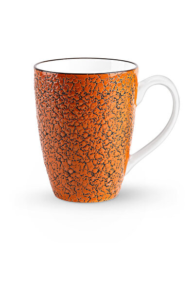 WILMAX ENGLAND Cana Cafea Ceai, 450ml, Portocaliu Intens, Design Modern Ergon...