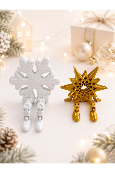 ARPAT NEXT Christmas Ornament. 2 Pieces. Feet Are Moving