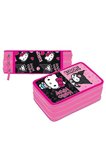 kuromi Τριπλή Θήκη Μολυβιών Hello Kitty με διαστάσεις 19.5x12.5x6εκ. 119652G
