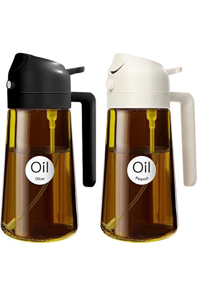 GENERAL YARRAMATE 16oz/470ml Light-Blocking Dark Oil Sprayer for Cooking, 2 i...