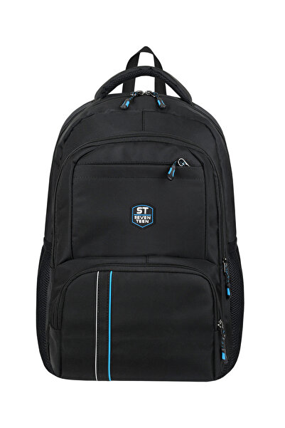 SEVENTEEN 4904 Water Repellent Fabric 15.6" Travel and School Backpack with L...