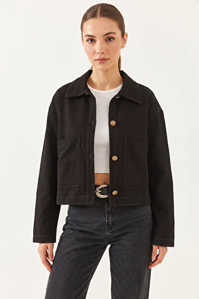 Generic Brand Women's Embroidered Black Jacket