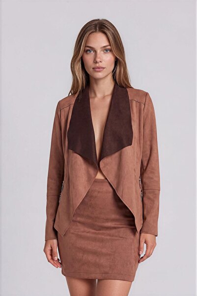 Vitrin Shawl Collar Pocket Jacket
