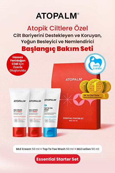 Atopalm Atopik Ciltlere Yoğun Besleyici&Nemlendirici Başlangıç Bakım Seti - 3...