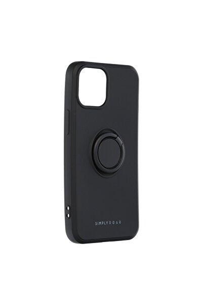 Roar Korea Roar Amber Θήκη Σιλικόνης με Βάση Στήριξης Μαύρη (iPhone 13 Mini)