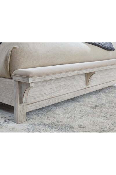 Ashley Furniture King/California King Upholstered Bench Footboard