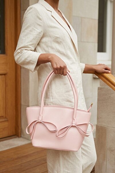 I Love Shoes Velsa Pink Matte Leather Women's Shoulder Bag