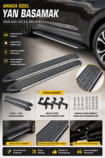 MODxAUTO KİA SPORTAGE 2010-2016 ARACA ÖZEL YAN BASAMAK A+