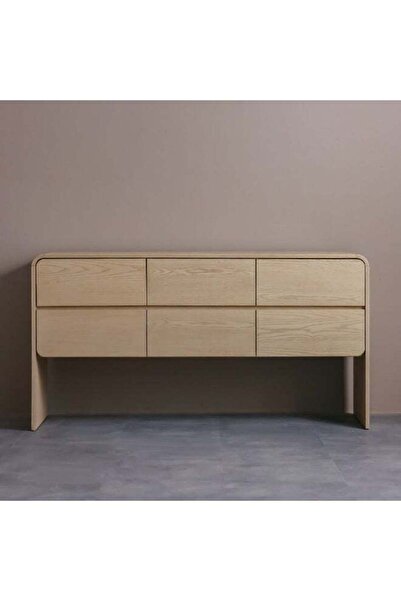 Danube Home Cassie 6-Drawer Wide Dressing Cabinet - Natural/Ashwood - With 2-...