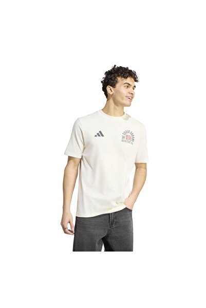 adidas KS2249-E Mercedes - Amg Petronas Formula 1 Team Ανδρικό T-Shirt Κρεμ