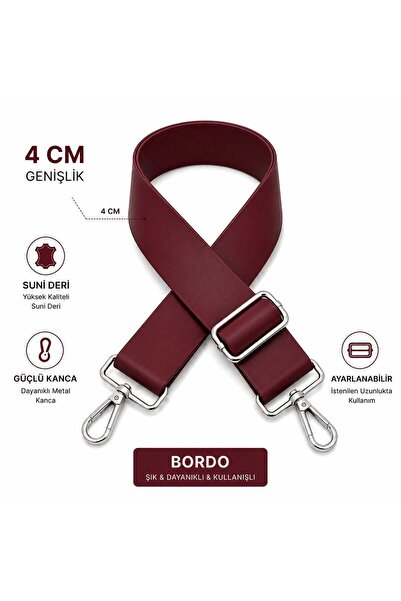 aurellen 4 cm 120 cm Ayarlanabilir Suni Deri Askı Sap Çanta Omuz Çapraz Gitar...