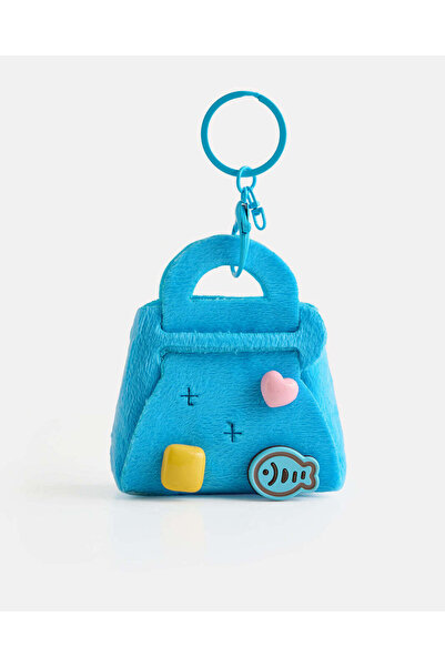 REDTAG Women Blue Mini Handbag Keychain Set 12 Pieces