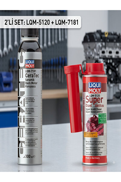 Liqui Moly LQM-7181 CeraTec Seramik Motor Koruyucu LQM-5120 Süper Dizel Yakıt...