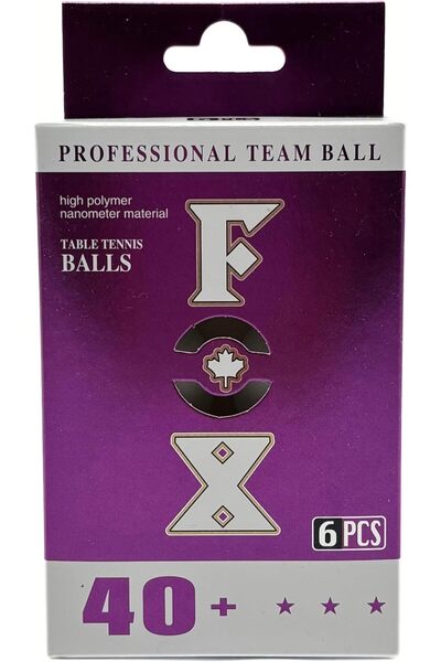 Generic Professional Table Tennis Balls, 40+ Premium, 6 Pieces, White, 3-Star...