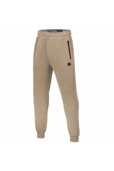 NO BRAND Pantaloni de trening pentru bărbați Pitbull, model Hatton, bej, mări...