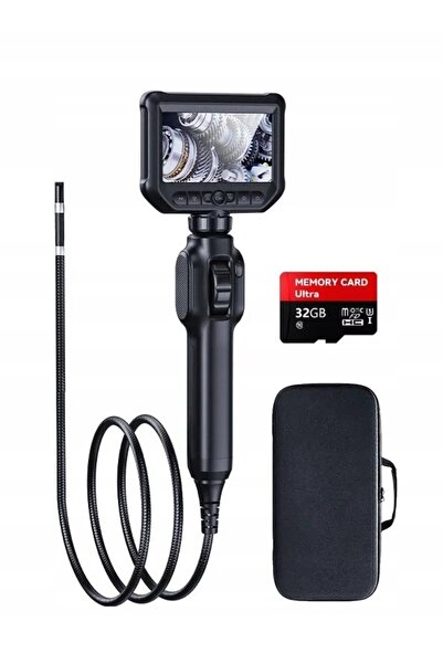 Kaiweets Endoscop Inskam S43 Boroscop cu cap rotativ 360 °   4.3″ FULL HD 8mm 2m