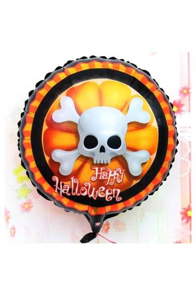 pınaxar Halloween balon od folije u obliku kosture lubanje, 18 inča
