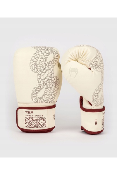 NO BRAND Mănuși de box Venum Serpenti Boxing, culoare burgund/ivoriu, 16 oz