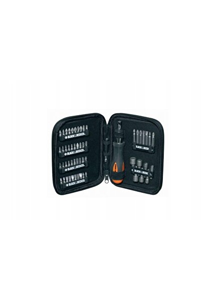 Black&Decker Șurubelniță cu clichet și set de biți 56 piese (A7104)