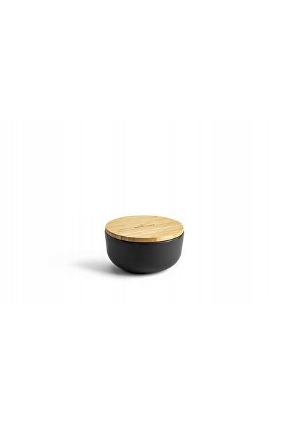 Kitchenaid Vas ceramic negru cu capac de 15 cm pentru cuptor