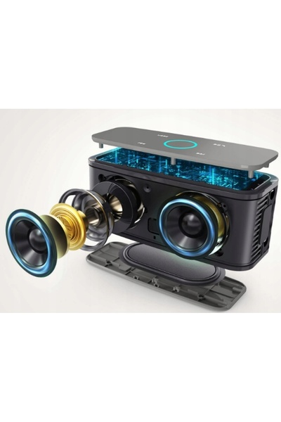NO BRAND DOSS 12W BOXĂ BLUETOOTH IMPERMEABILĂ IPX6 CU EXTRA BASS ȘI SUNET STEREO