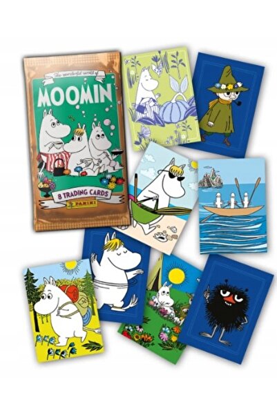 NO BRAND Cărți de colecție Moomin, cutie originală, 5 blistere + 2 figurine d...