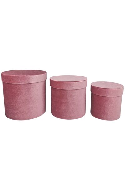 NO BRAND Cutie pentru flori WELUROWY BOX FLOWER W2905 FUCHSIA