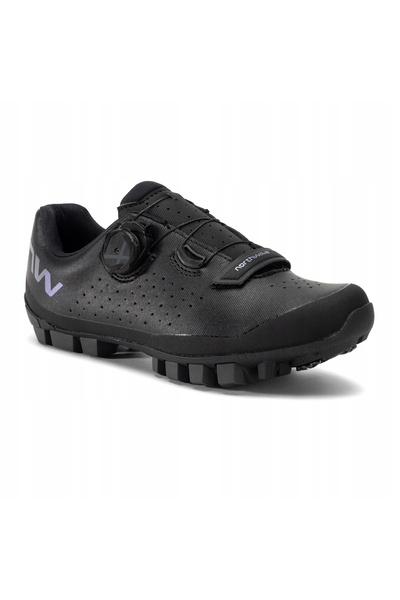 Northwave Pantofi ciclism MTB damă Hammer Plus negru/irizat 37 EU