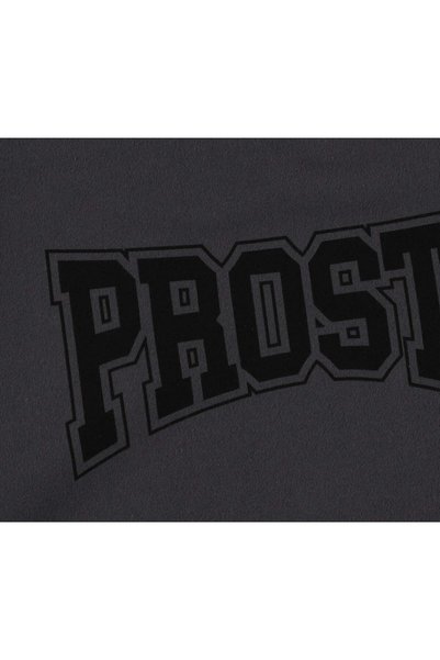 PROSTO Hanorac fără glugă, stil colegiu, grafit, mărime M