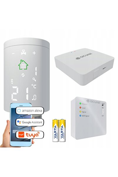 NO BRAND 1x Cap termostatic + Sistem Zigbee 3.0 TUYA pentru controlul cazanul...