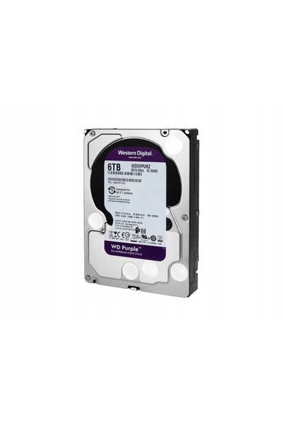 WESTERN DIGITAL Hard disk HDD 6TB SATA pentru înregistrator de supraveghere 3...