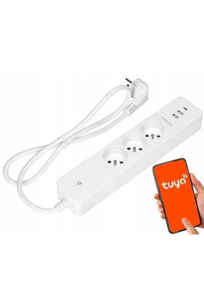 Orno Prelungitor WIFI cu priză multiplă 3x230V + 2x USB + USB-C TUYA SMART