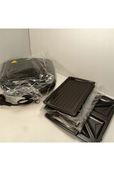 NO BRAND Plită Hoffen neagră 850 W