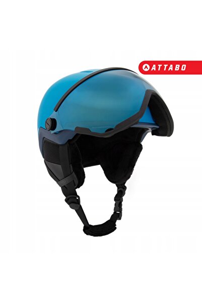 NO BRAND ATTABO Avens 2.0 Jr Cască de schi pentru copii cu vizor albastru 51-...
