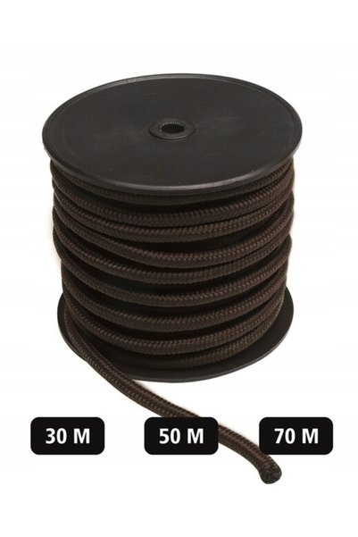 Mil-Tec Coardă tactică specializată Commando 50m x 7mm - Negru