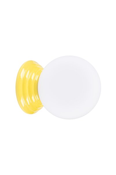 NO BRAND Aplică de perete Sollux Lighting ZORI galbenă 1xG9 8W IP44 pentru baie