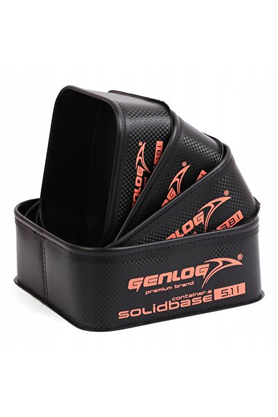 NO BRAND SET DE 6 RECIPIENTE GENLOG EVA SOLID BASE CARBON