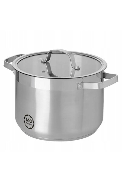 NO BRAND Oală 24cm 7.5L din oțel inoxidabil cu capac Professional MG Home