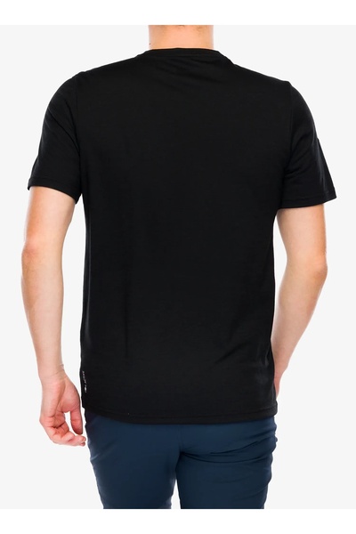 NO BRAND Tricou merino Smartwool Active cu mânecă scurtă - negru XXL