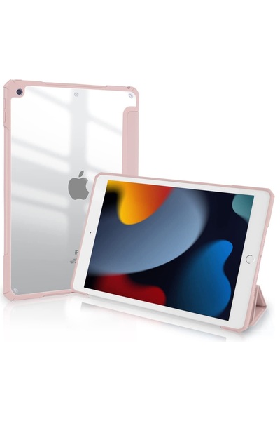 NO BRAND Husă transparentă pentru tabletă cu suport pentru stylus pentru APPL...